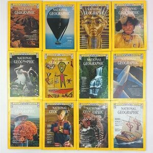 National Geographic 1977 Full Year Set